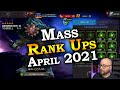 Mass Rank Ups - April 2021 | Marvel Contest of Champions