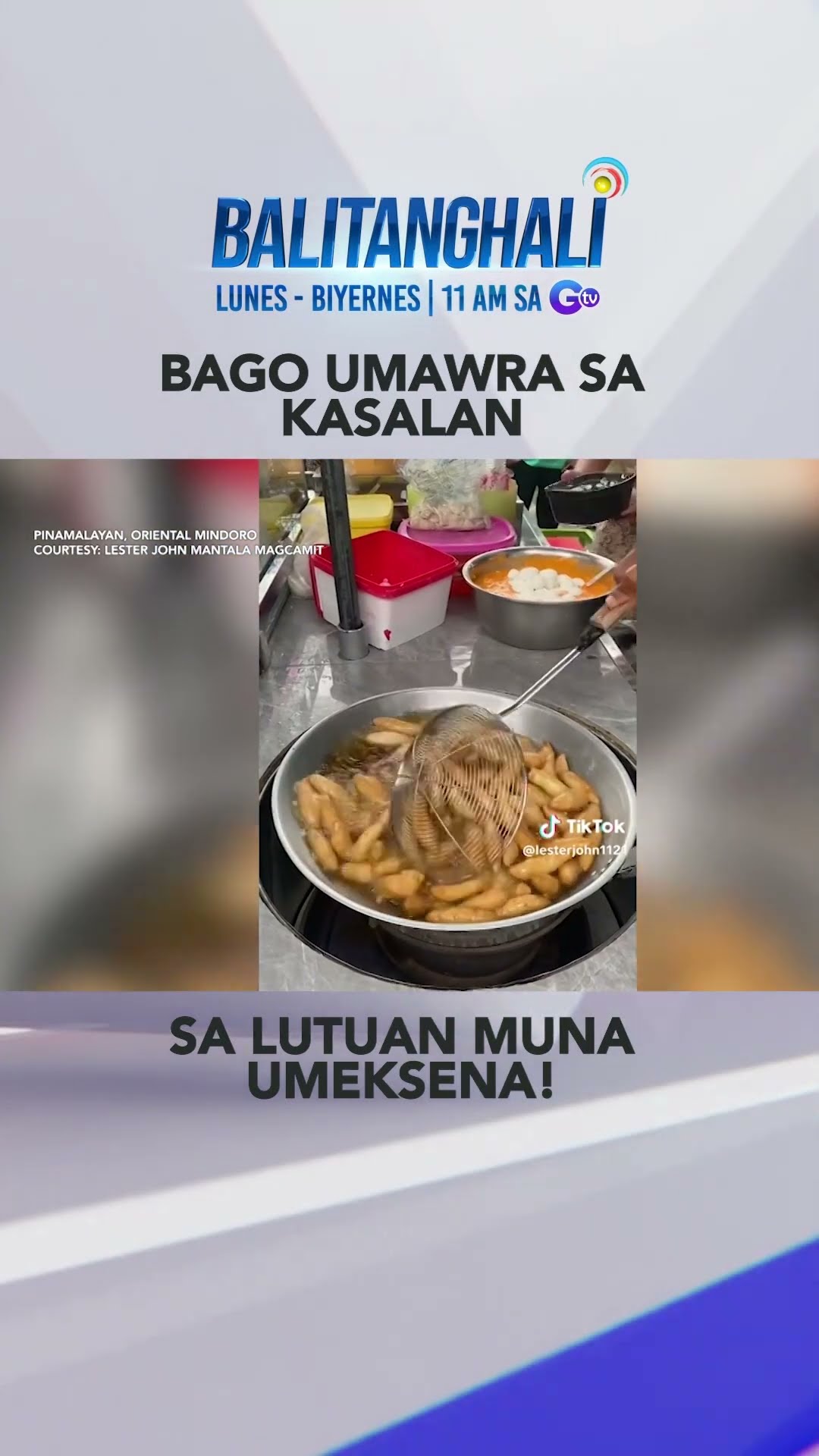 Unli street food, paandar ng mga magulang para sa ikinasal na anak #shorts | Balitanghali