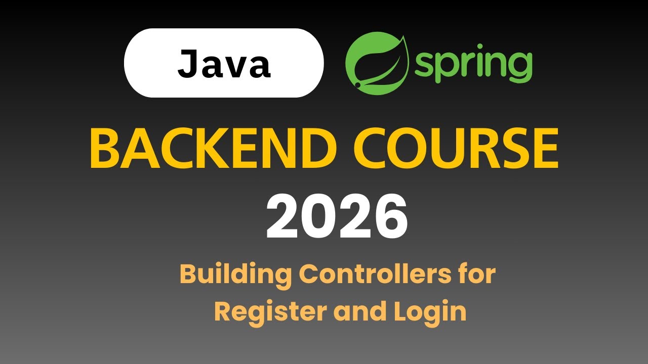 7. Building Controllers for Register, Verify User and Login | Testing APIs with Postman
