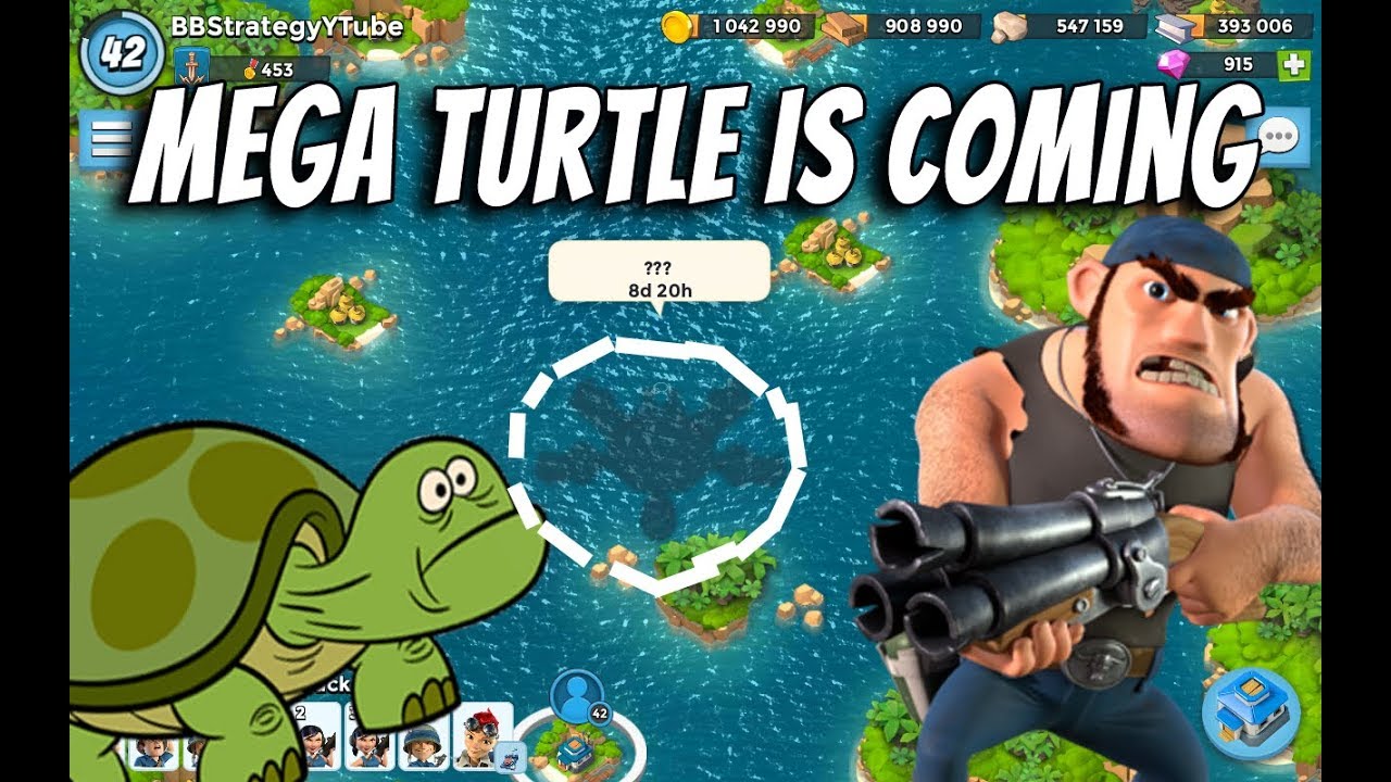 Boom Beach Summery of New Updates | Mega Turtle Countdown | October 2017 | No Mega Crab | Pvt Bullit