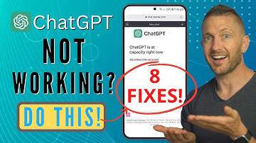 How to FIX Chat GPT Not Working (Chat GPT Down, Not Opening, At Capacity, Login Error)