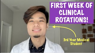 First Week of Clinical Rotations Vlog (Family Medicine) - 3rd Year Medical Student