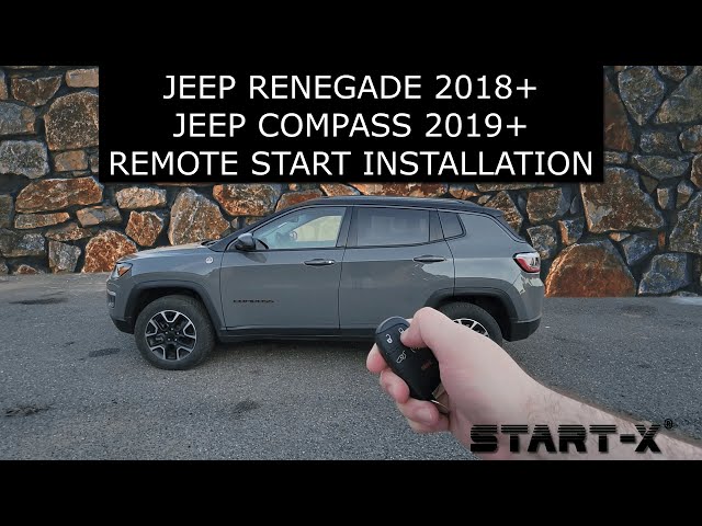 Start-X Remote Start Install, Jeep Renegade 2018+/Jeep Compass 2019+