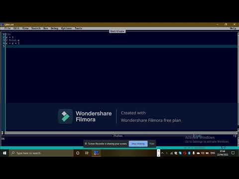 COMPUTER QBASIC COUNTER PROGRAM PRACTICAL