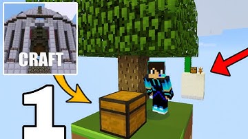 Minicraft - Skyblock survival gameplay walkthrough part 1 | Mizna minicraft survival series