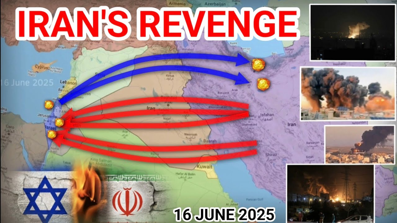 Iran's Revenge: Massive Strikes Rock Israel – Full Timeline 13-16 June