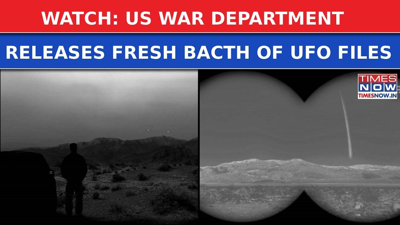 US War Department Drops New UFO Files: Eerie Videos Of Unidentified Aerial Phenomena | WATCH