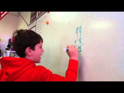 Multiplying 2 digit x 1 digit Using the Expanded Algorithim