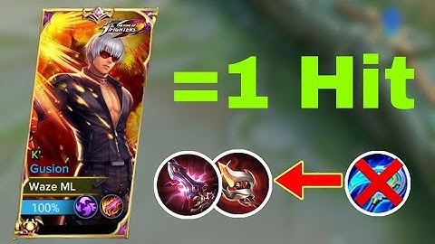 GUSION SAVAGE GAMEPLAY WITH THIS NEW BEST BUILD & EMBLEM!🔥 (auto delete)