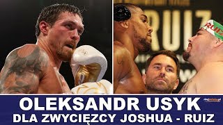 WBO: USYK DLA ZWYCIĘZCY JOSHUA - RUIZ!
