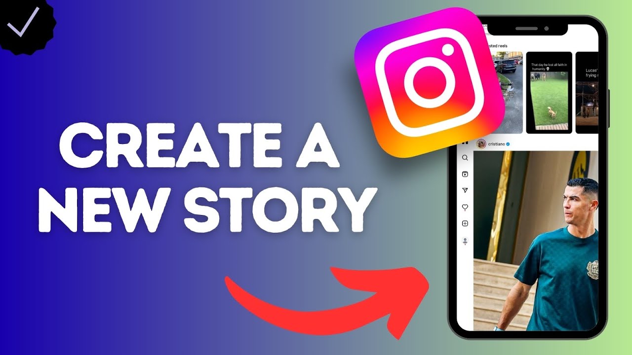 How to Create a New Story in Instagram App (capture or upload a photo/video to share for 24 hours)