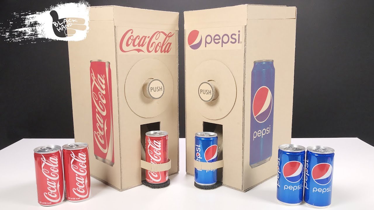 coca cola pepsi vending machine