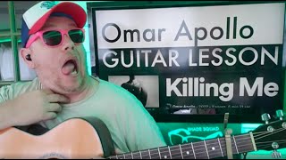 How To Play Killing Me - Omar Apollo Guitar Tutorial (Beginner Lesson)