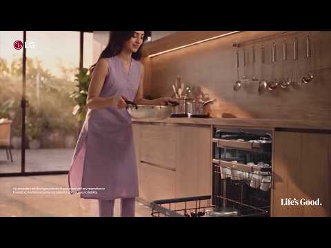 How LG True Dishwasher Defeats Greasy Monster | TrueSteam Dishwasher - Kadhai