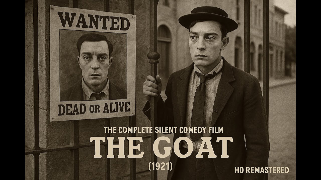 The Goat (1921) Buster Keaton | The Complete Silent Comedy Film | HD Remastered