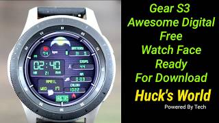Samsung Free Galaxy Watch/Gear S3 Digital Watch Face 2019 screenshot 5