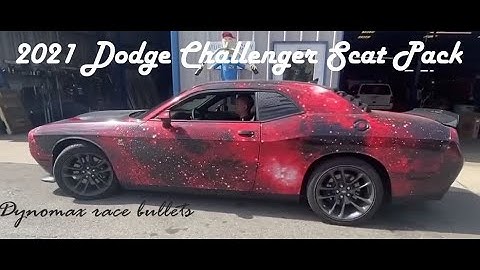 2021 Dodge Challenger: Dynomax race bullet mufflers