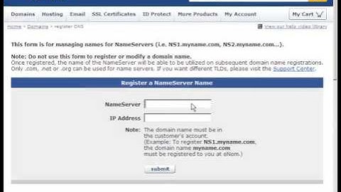 Registering Private Nameservers Via Enom.com - ISPAZE.COM