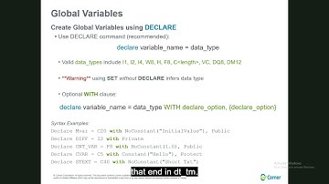 CCL Variable Scoping