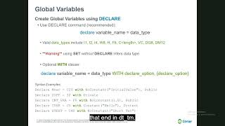 CCL Variable Scoping