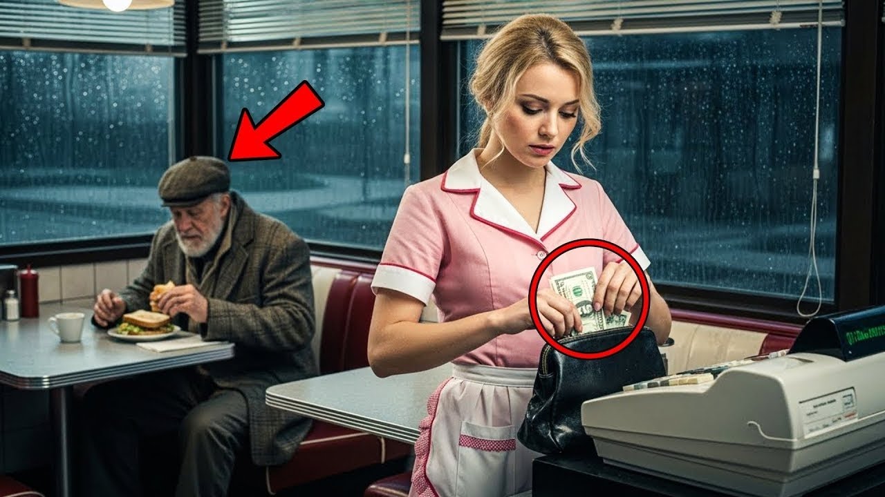 Garçonete paga a conta de um idoso — No dia seguinte, um advogado lhe entrega uma chave