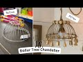 Dollar Store Chandelier DIY (Plug-less Light)