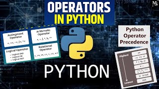 Python | Operators, Comments & Operator Precedence! Arithmetic, Assignment, Logical & Relational