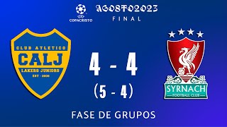 C.a Lakers Juniors 4 - 4 Syrnach F.c 5-4 Copa Cristo Agosto2O23 Plato Soccer