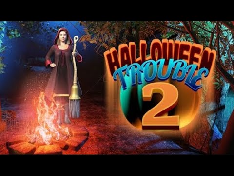 Помогите бабушке восстановить ее коттедж в игре Halloween Trouble 2!