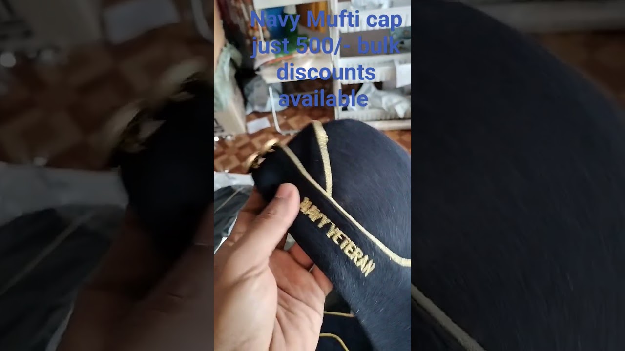premium quality Mufti cap for Indian Navy veterans