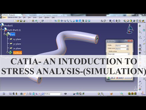 Catia - An Introduction to Stress Analysis - (Simulation)