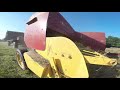 Ford 6610 Gets Stuck Baling Hay