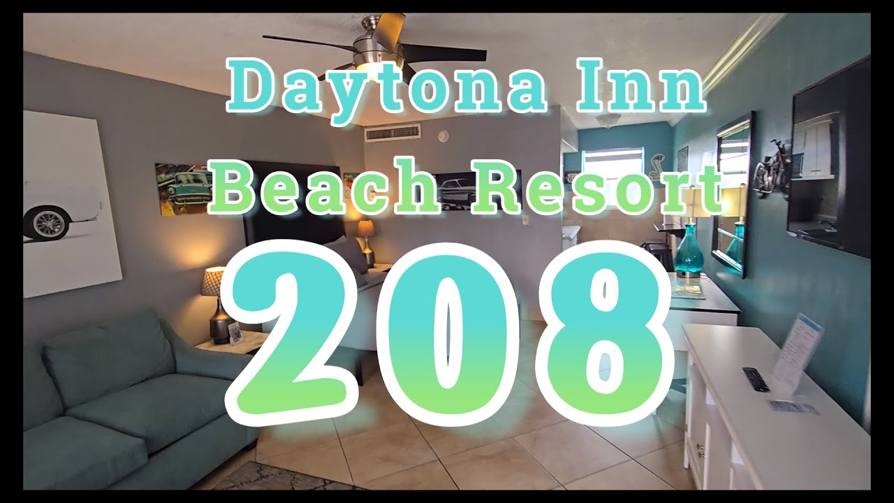 Turnkey Oceanfront Studio | Airbnb Rental Opportunity in Daytona Beach – Unit 208