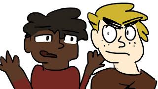 This definitely happens in New Feathers
Characters in the video are mine their names are Jeffrey and Nathan and I love them.
I got the audio here https://www.youtube.com/watch?v=eNjiuyJosrM, it says its by bo burnham but I cant find the original video
Twitter: @ember_dino This definitely happens in New Feathers
