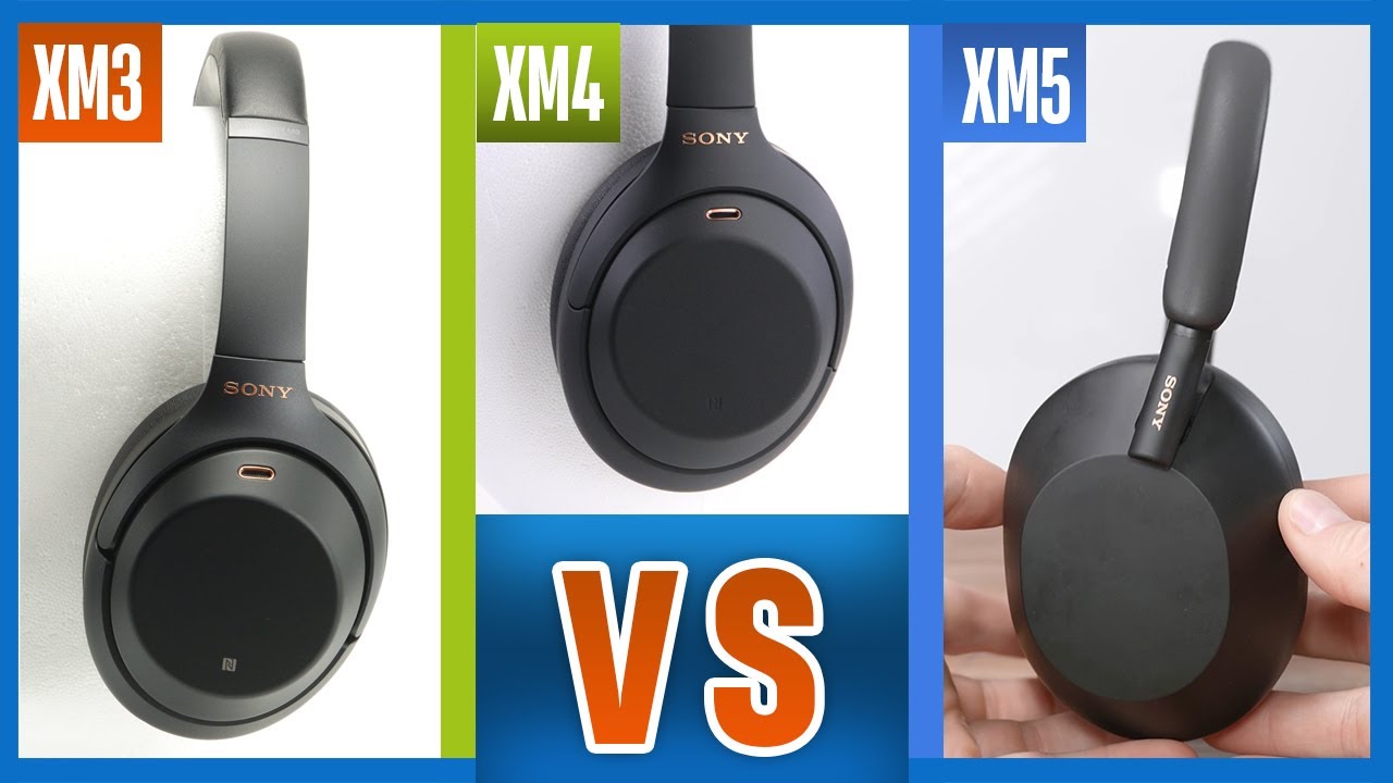 Sony XM4 vs XM5 (+XM3) im Vergleich YouTube