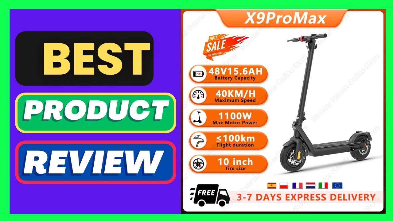 X9 Plus/Pro Max Electric Scooter for Adult,1 ooter