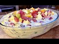 Postre de Queso Con FRUTAS frescas ESPECIAL PARA MAMA /EXQUISITO 😋😋