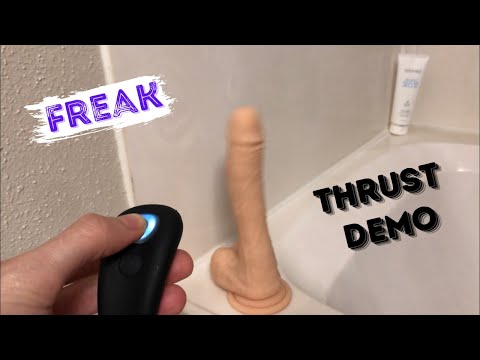 Naked Addiction FREAK screw-thrusting dildo demo