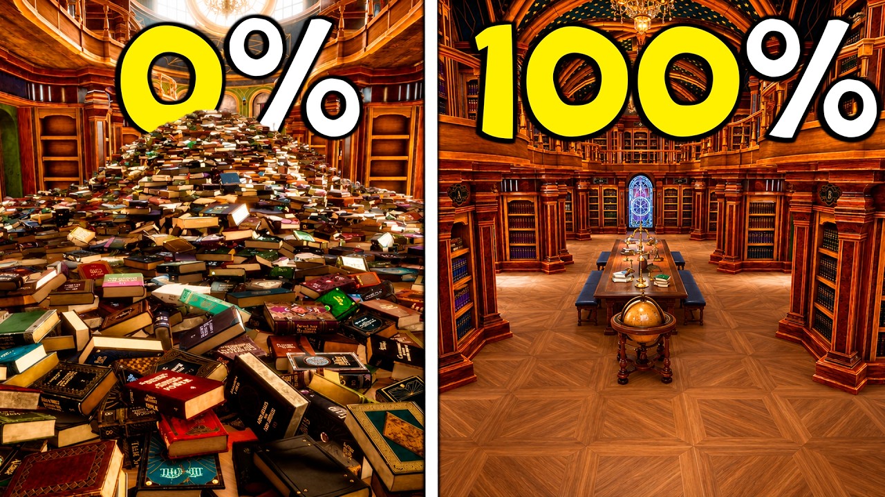 Я прошел Librarian Tidy Up the Arcane Library на 100%