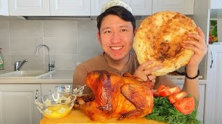 :       ? MUKBANG GRILLED CHICKEN NOT 