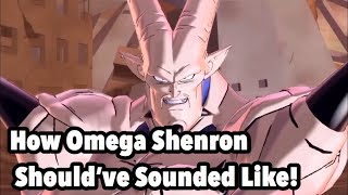 DRAGON BALL XENOVERSE 2 - Fixed Omega Shenron Voice