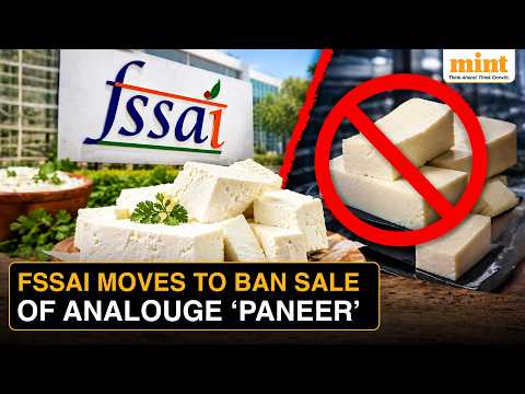 FSSAI Proposes Nationwide Ban On Sale Of Analogue Products As ‘Paneer’ | Watch