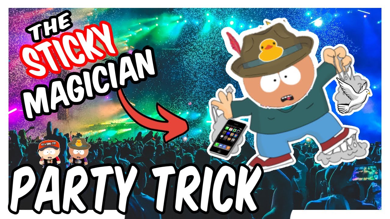 (Sticky Magician Party Trick) Ft Comedian Wes Williams | TheBarcast Comedy