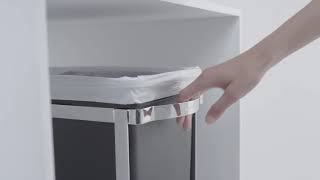 SUPERHOME CENTER DIY SIMPLEHUMAN UNDER COUNTER PULL OUT BIN