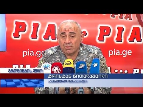 სამხედრო ექსპერტის ტრისტან წითელაშვილის პრესკონფერენცია