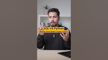 SQL or Python Which One To Learn First?? #datascience #dataanlysis #sql #python