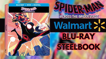 Spider-Man Across The Spider-Verse Walmart Exclusive Blu-ray + DVD + Digital HD Steelbook