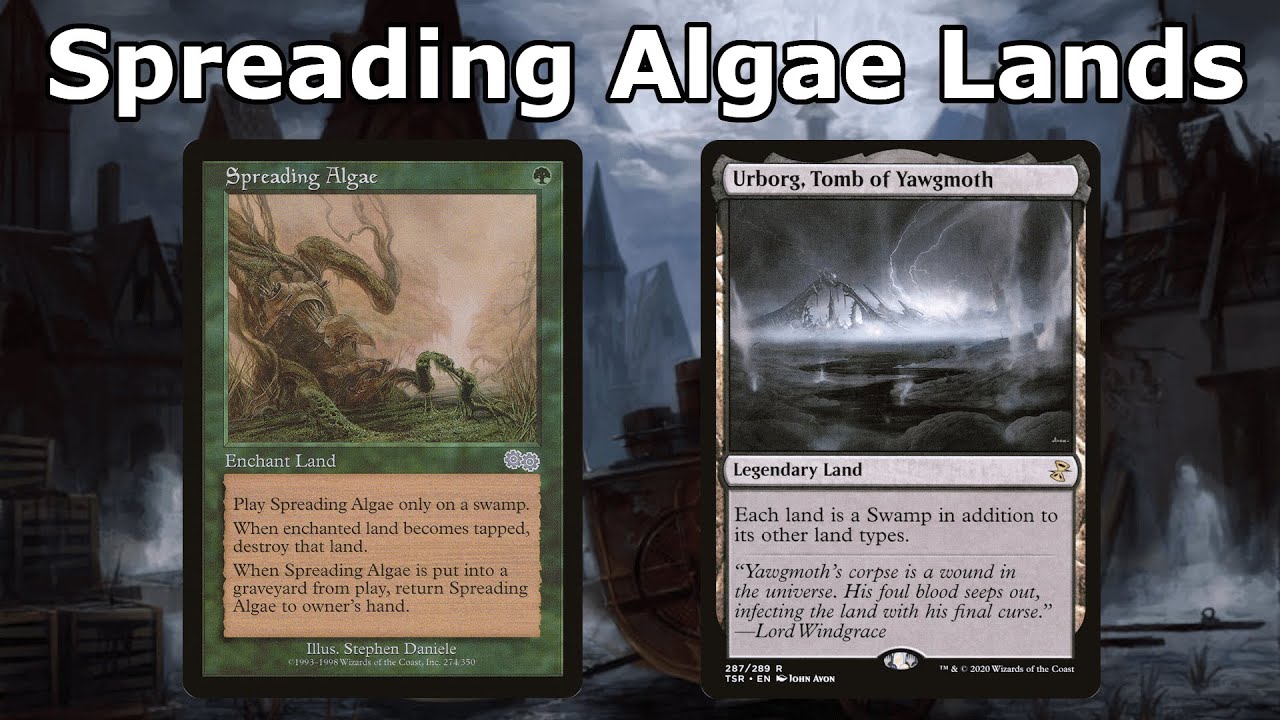 LEAVE NO LANDS ALIVE!  Legacy Spreading Algae Lands MTG