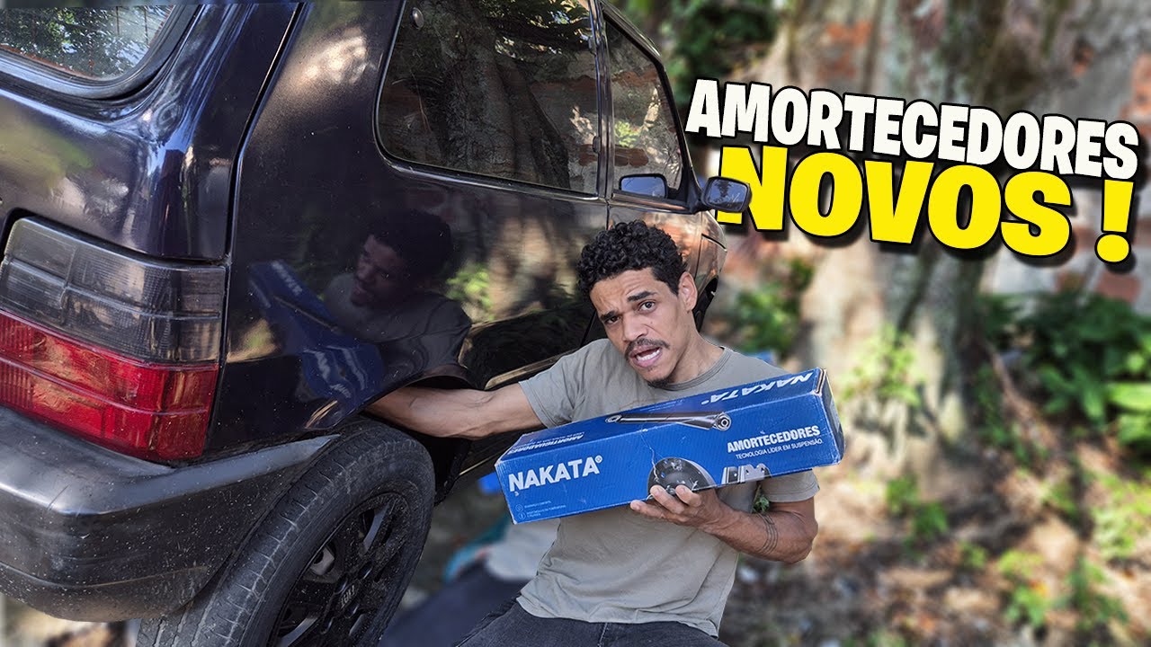 COMO TROCAR OS AMORTECEDORES TRASEIROS DO FIAT UNO 97 !