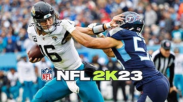 NFL 2k23 | Titans at Jaguars | NFL 2k5 Resurrected | PCSX2 | 2022 Season Week 18 | CPU vs CPU | 4K